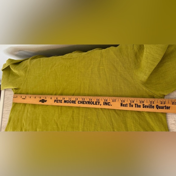 Bryn Walker Noma 100% Linen Tunic Top Asymmetric Lagenlook Cowl Neck Sz Small - Picture 8 of 10